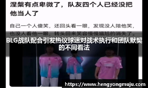 BLG战队配合引发热议球迷对战术执行和团队默契的不同看法